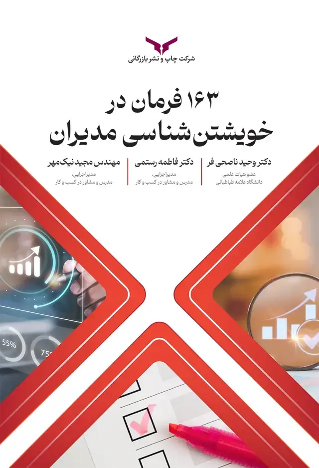 جلد کتاب 163 فرمان در خویشتن شناسی مدیران