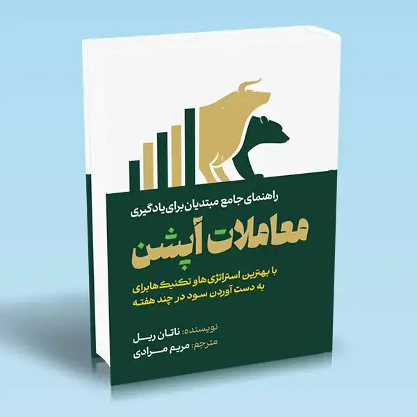 جلد کتاب کتاب راهنمای جامع مبتدیان برای یادگیری معاملات اپشن