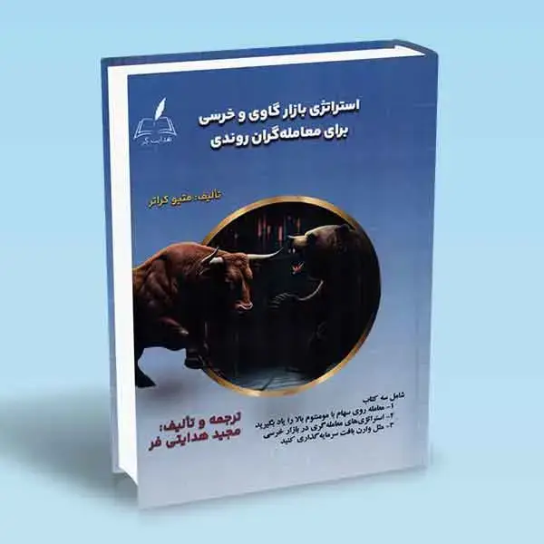 جلد کتاب کتاب استراتژی بازار گاوی و خرسی برای معامله گران روندی