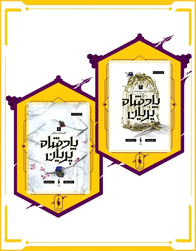جلد کتاب مجموعه 2 جلدی وارث ربوده شده