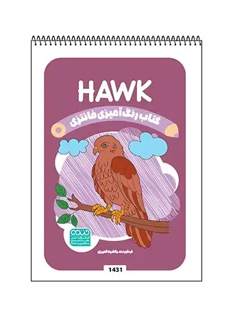 جلد کتاب کتاب رنگ امیزی فانتزی HAWK