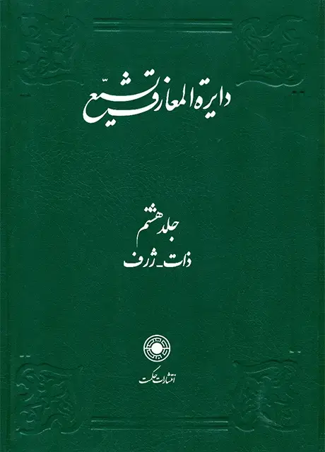جلد کتاب دایرةالمعارف تشیع (جلد8)