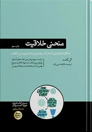 جلد کتاب کتاب منحنی خلاقیت | نوشته الن گانت