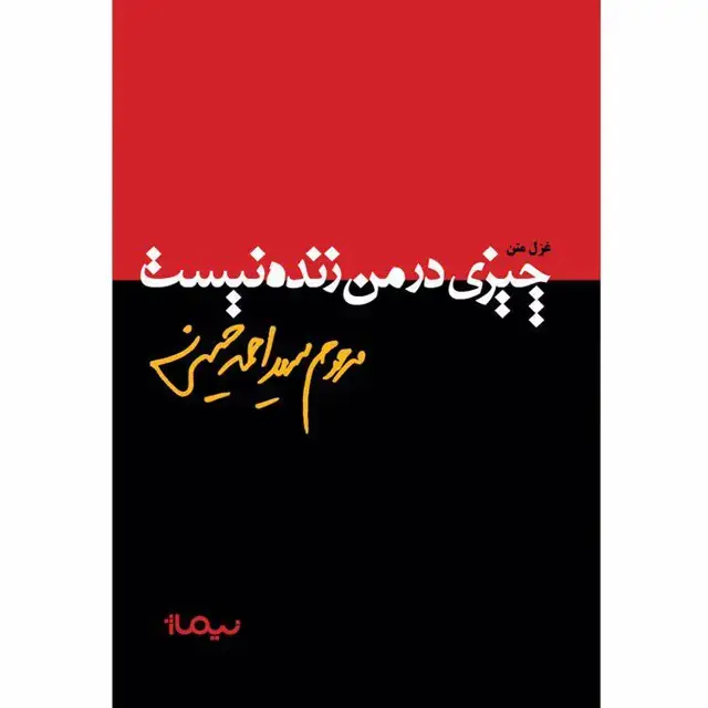 جلد کتاب چیزی در من زنده نیست
