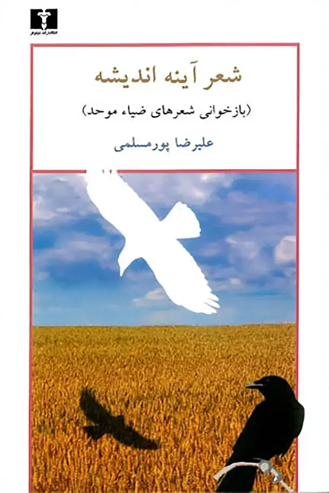 جلد کتاب شعر اینه اندیشه