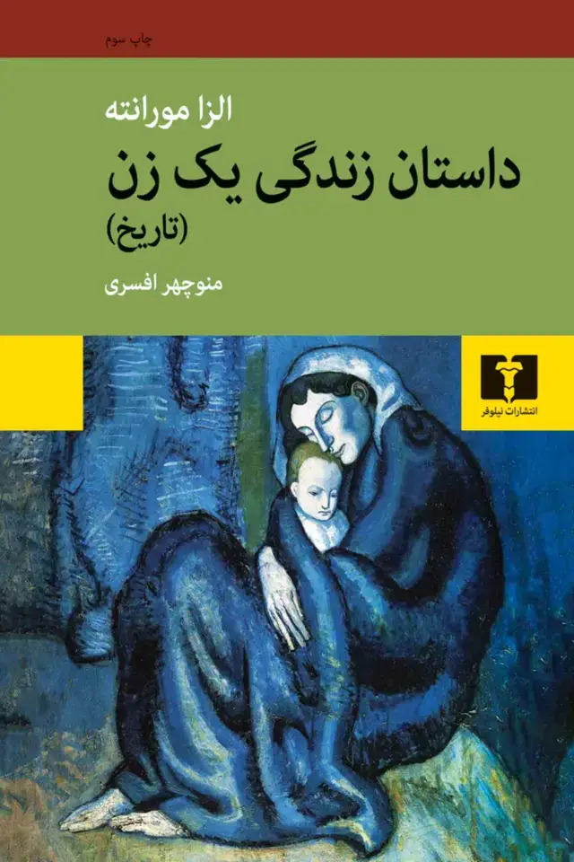 جلد کتاب تاریخ / داستان زندگی یک زن