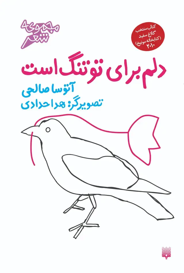 جلد کتاب دلم برای تو تنگ است