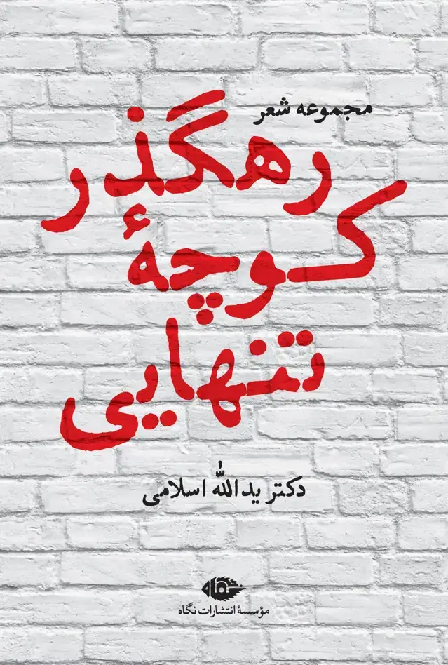 جلد کتاب رهگذر کوچۀ تنهایی