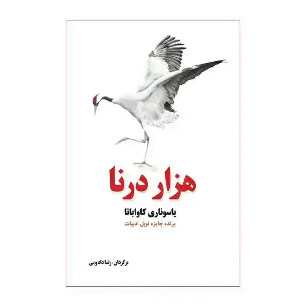 جلد کتاب هزار درنا