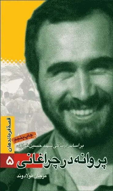 جلد کتاب پروانه در چراغانی