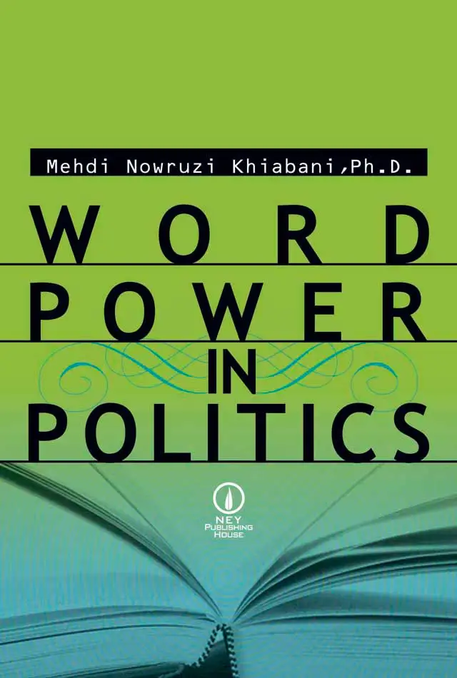جلد کتاب word power in politics