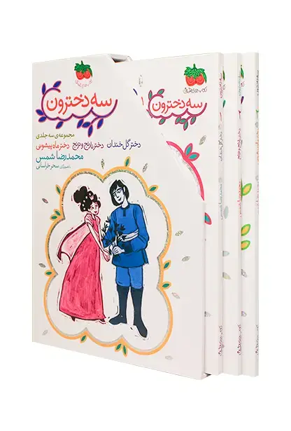 جلد کتاب مجموعه سه دخترون ـ سه جلدی با قاب