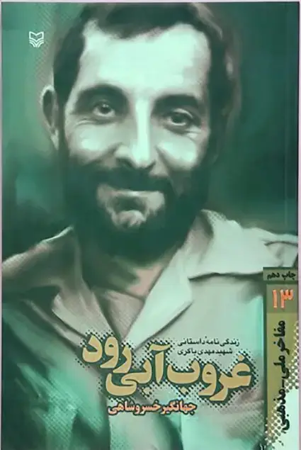 جلد کتاب غروب ابی رود