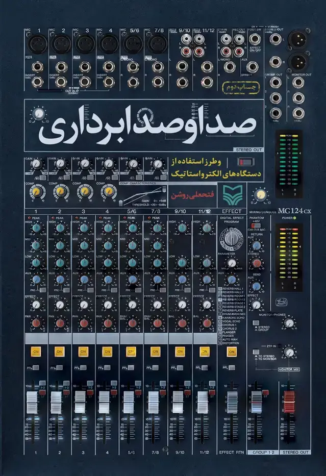 جلد کتاب صدا و صدابرداری