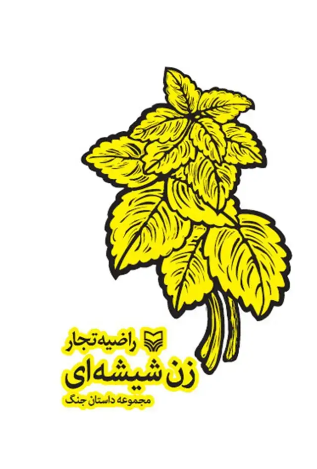 جلد کتاب زن شیشه ای
