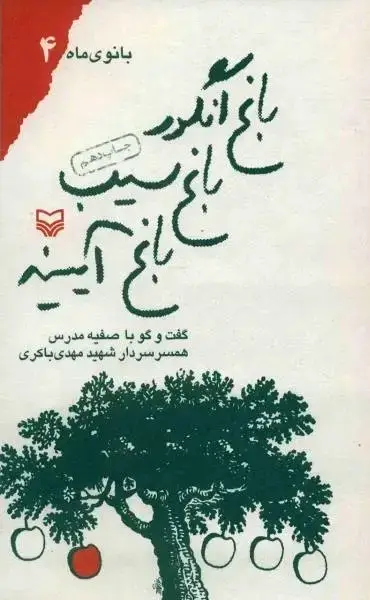جلد کتاب باغ انگور باغ سیب باغ ایینه