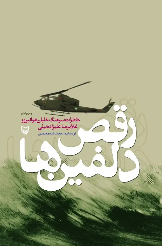 جلد کتاب رقص دلفین ها