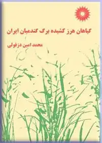 جلد کتاب گیاهان هرز کشیده برگ گندمیان ایران