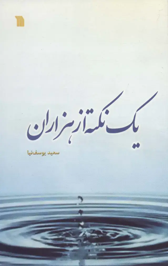 جلد کتاب یک نکته از هزاران