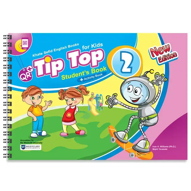 جلد کتاب Tip Top 2 Student’s & Activity Book