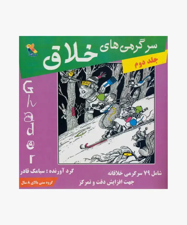 جلد کتاب کتاب سرگرمی های خلاق جلد (2)