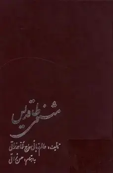 جلد کتاب مثنوی طاقدیس