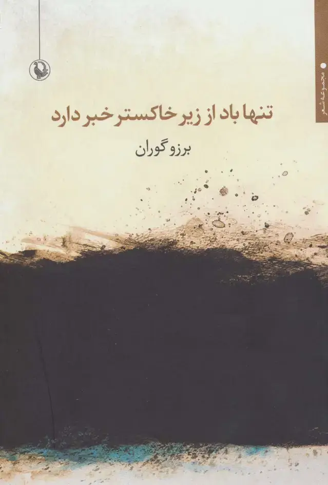 جلد کتاب تنها باد از زیر خاکستر خبر دارد (مجموعه شعر)