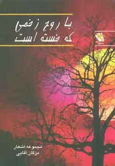 جلد کتاب با روح زخمی که خسته است