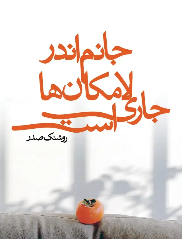 جلد کتاب جانم اندر لا مکان ها جاری است