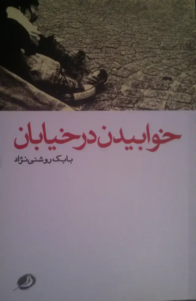 جلد کتاب خوابیدن در خیابان
