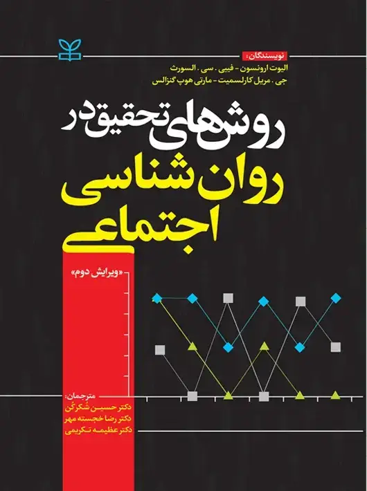 جلد کتاب روش های تحقیق در روان شناسی اجتماعی