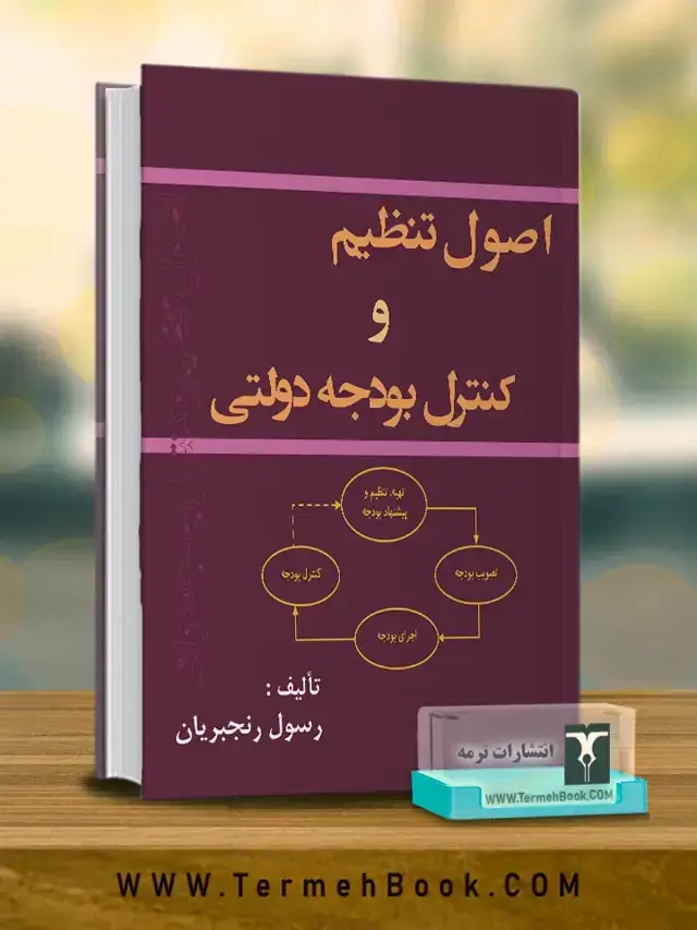 جلد کتاب اصول تنظیم و کنترل بودجه دولتی