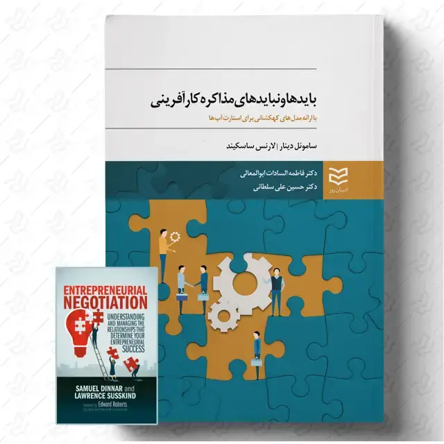 جلد کتاب بایدها و نبایدهای مذاکره کارآفرینی (همراه با فایل کتاب به زبان اصلی)