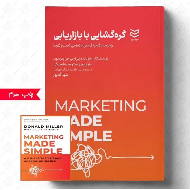 جلد کتاب گره گشایی با بازاریابی (همراه با فایل کتاب به زبان اصلی)(2020)
