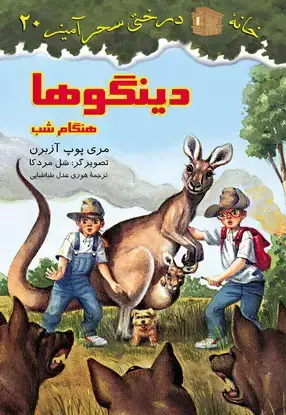 جلد کتاب دینگوها هنگام شب / شماره 20