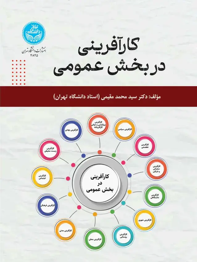 جلد کتاب کارآفرینی در بخش عمومی