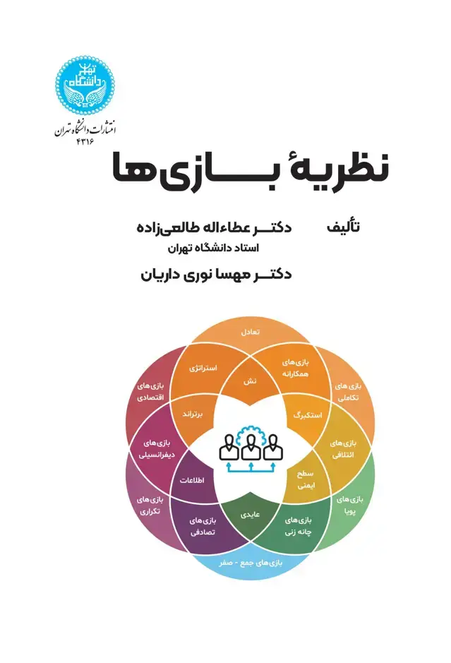 جلد کتاب نظریه بازی‌ها
