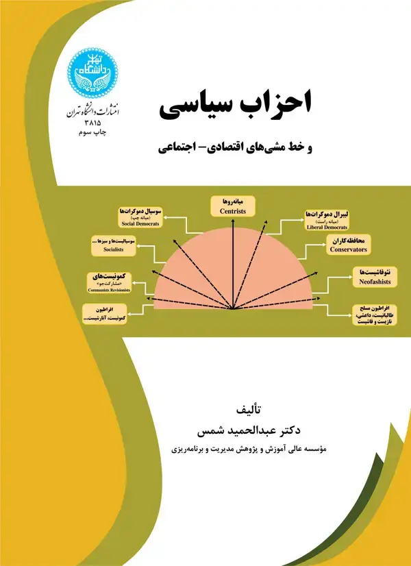 جلد کتاب احزاب سیاسی و خط مشیهای اقتصادی- اجتماعی