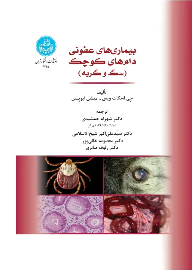 جلد کتاب بیماریهای عفونی دامهای کوچک (گربه و سگ)