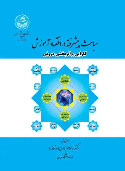 جلد کتاب مباحث پیشرفته در اقتصاد آموزش؛ کارایی و اثربخشی درونی