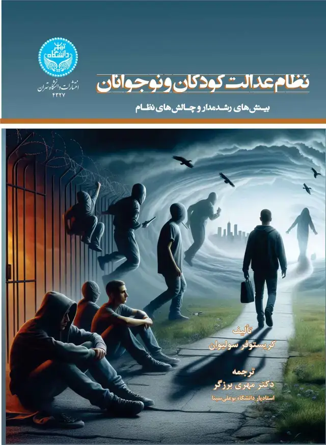 جلد کتاب نظام عدالت کودکان و نوجوانان:بینش های رشدمدار و چالشهای نظام