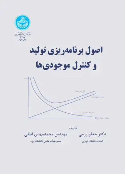جلد کتاب اصول برنامهریزی تولید و کنترل موجودیها