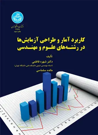 جلد کتاب کاربرد آمار و طراحی آزمایش‌ها در رشته‌های علوم و مهندسی