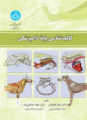 جلد کتاب کالبد شناسی پایه دامپزشکی