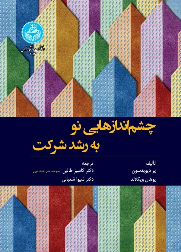 جلد کتاب چشم‌اندازهایی نو به رشد شرکت