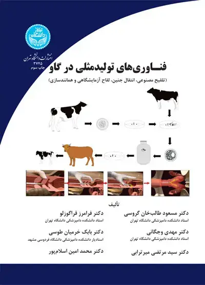 جلد کتاب فناوریهای تولیدمثلی در گاو
