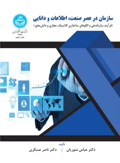 جلد کتاب سازمان در عصر صنعت، اطلاعات و دانایی