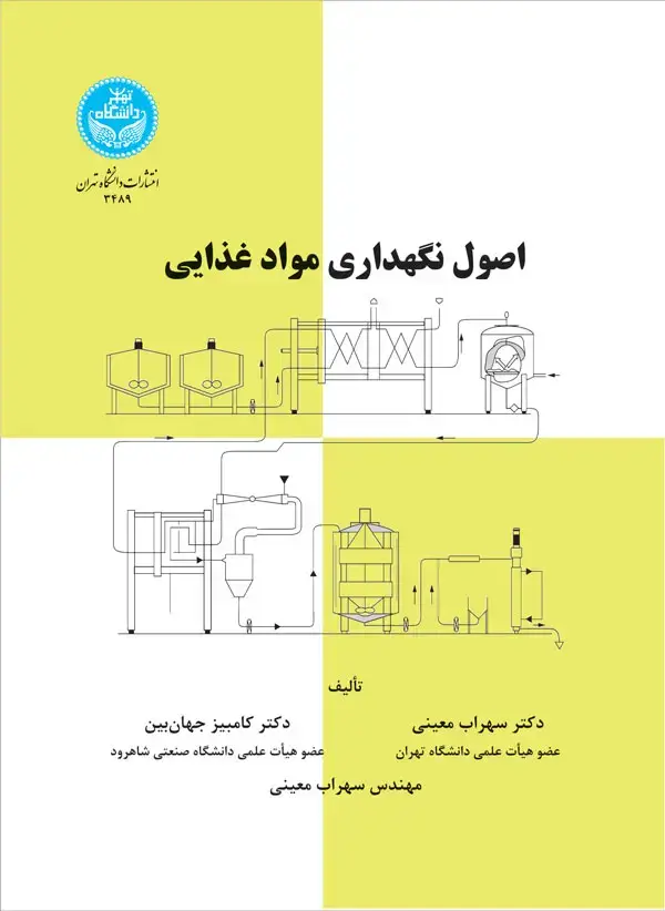 جلد کتاب اصول نگهداری مواد غذایی