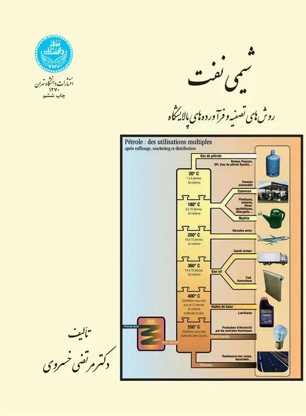 جلد کتاب شیمی نفت روشهای تصفیه و فرآوردهای پالایشگاه