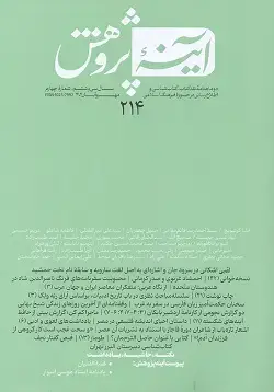 جلد کتاب اینه پژوهش ۲۱۴